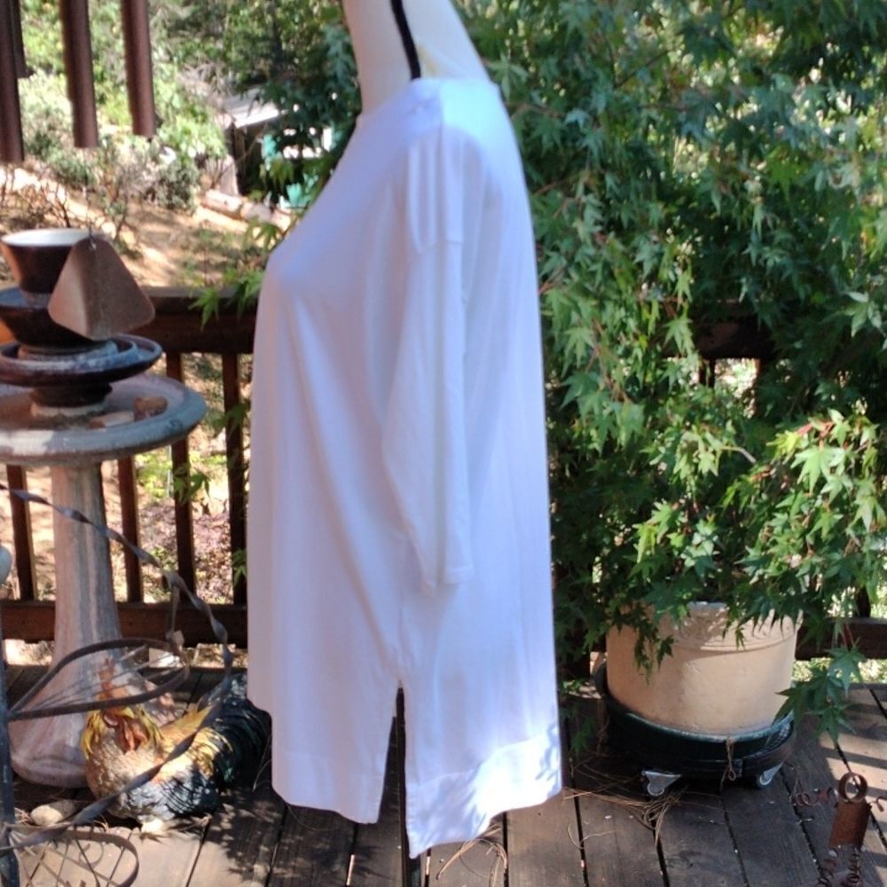 J.Jill White Baller Sleeve Knit Tunic - Picture 2 of 8